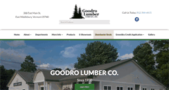 Desktop Screenshot of goodro-lumber.com